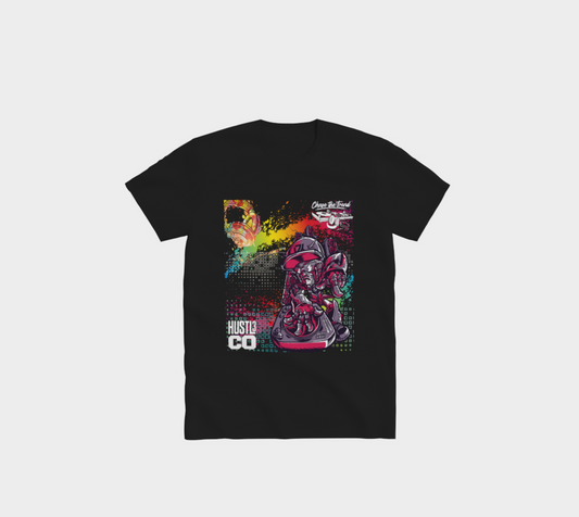 Hustl3 Co " Tech DJ" Tee