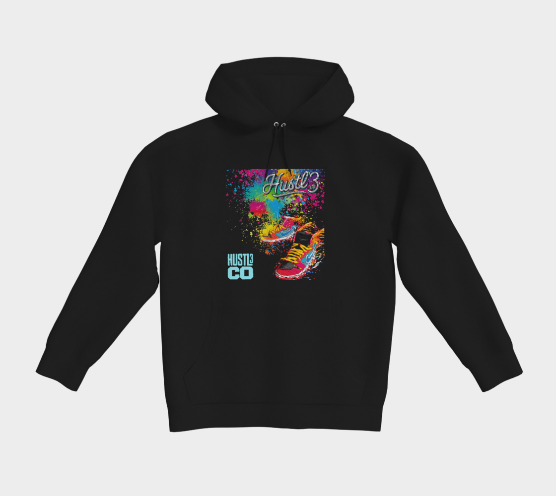 Hustl3 Co "splash" hoodie